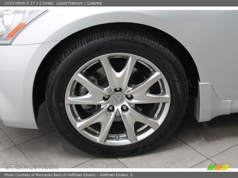 Liquid Platinum / Graphite 2010 Infiniti G 37 x S Sedan