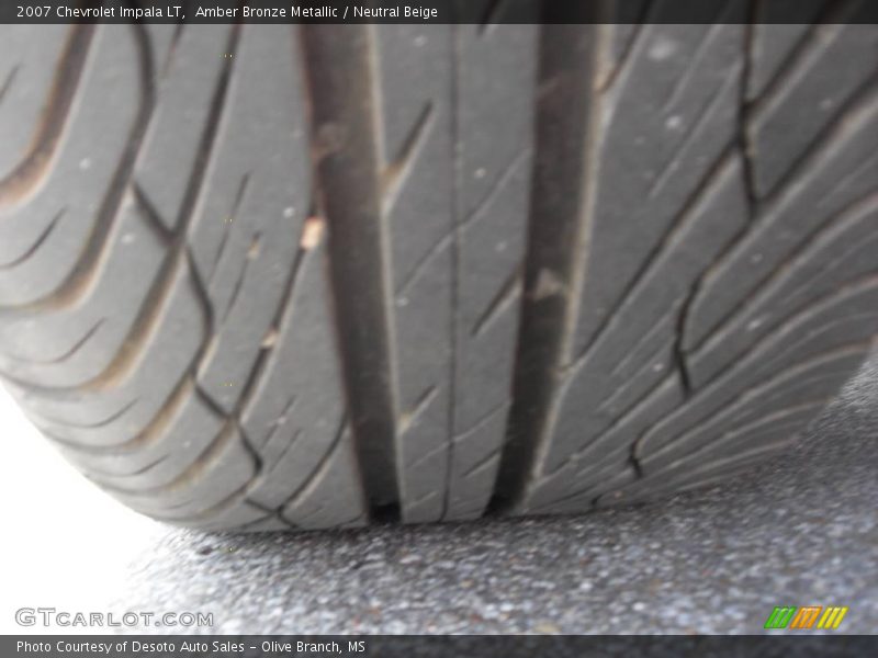 Amber Bronze Metallic / Neutral Beige 2007 Chevrolet Impala LT