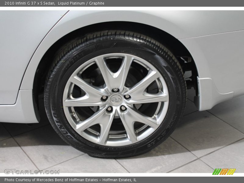 Liquid Platinum / Graphite 2010 Infiniti G 37 x S Sedan