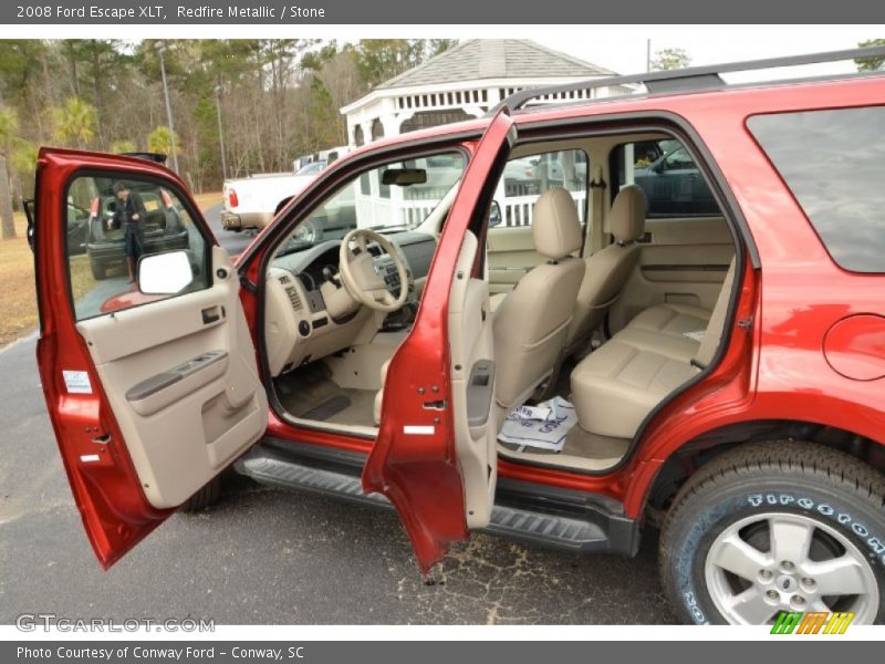 Redfire Metallic / Stone 2008 Ford Escape XLT