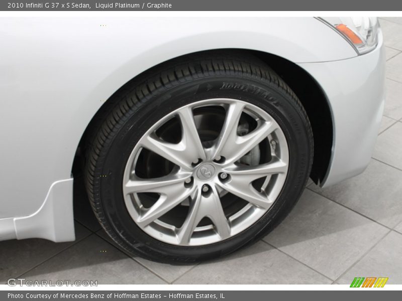 Liquid Platinum / Graphite 2010 Infiniti G 37 x S Sedan