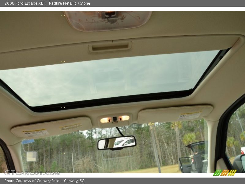 Redfire Metallic / Stone 2008 Ford Escape XLT