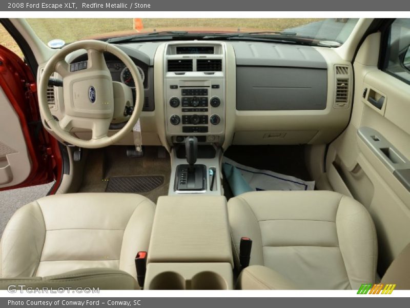 Redfire Metallic / Stone 2008 Ford Escape XLT