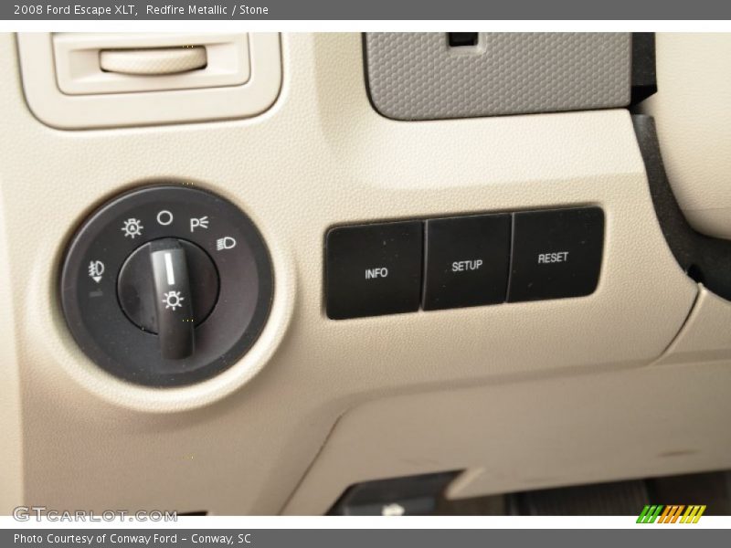 Redfire Metallic / Stone 2008 Ford Escape XLT