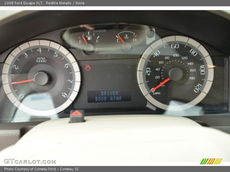 Redfire Metallic / Stone 2008 Ford Escape XLT