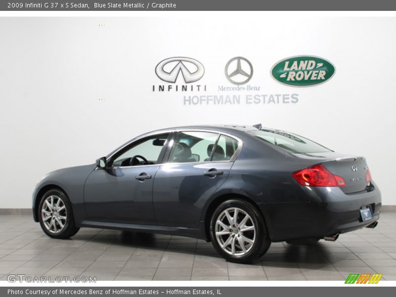 Blue Slate Metallic / Graphite 2009 Infiniti G 37 x S Sedan
