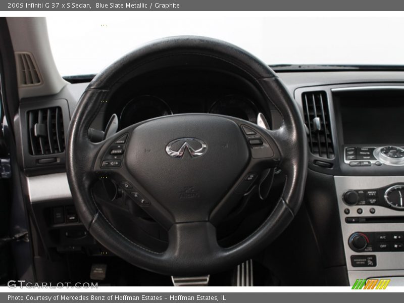 Blue Slate Metallic / Graphite 2009 Infiniti G 37 x S Sedan