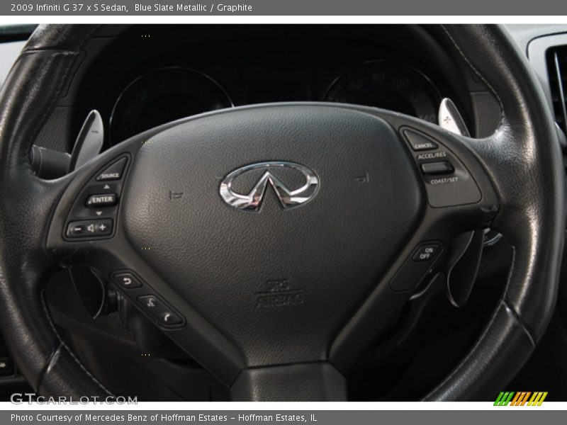 Blue Slate Metallic / Graphite 2009 Infiniti G 37 x S Sedan