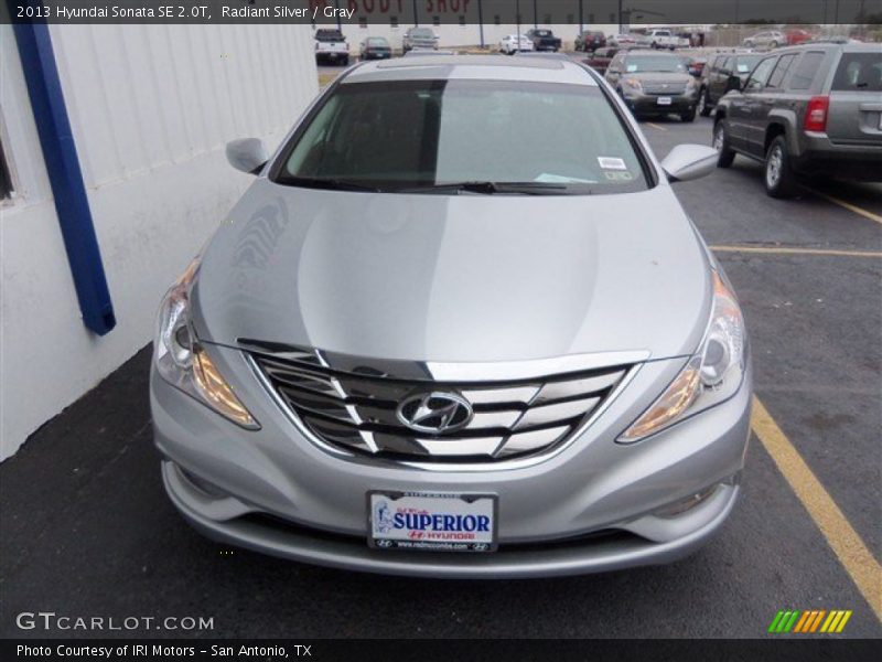 Radiant Silver / Gray 2013 Hyundai Sonata SE 2.0T