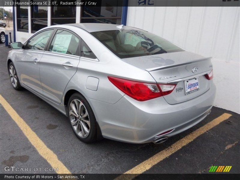 Radiant Silver / Gray 2013 Hyundai Sonata SE 2.0T