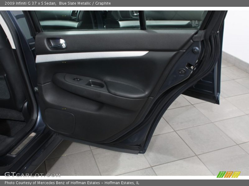 Blue Slate Metallic / Graphite 2009 Infiniti G 37 x S Sedan