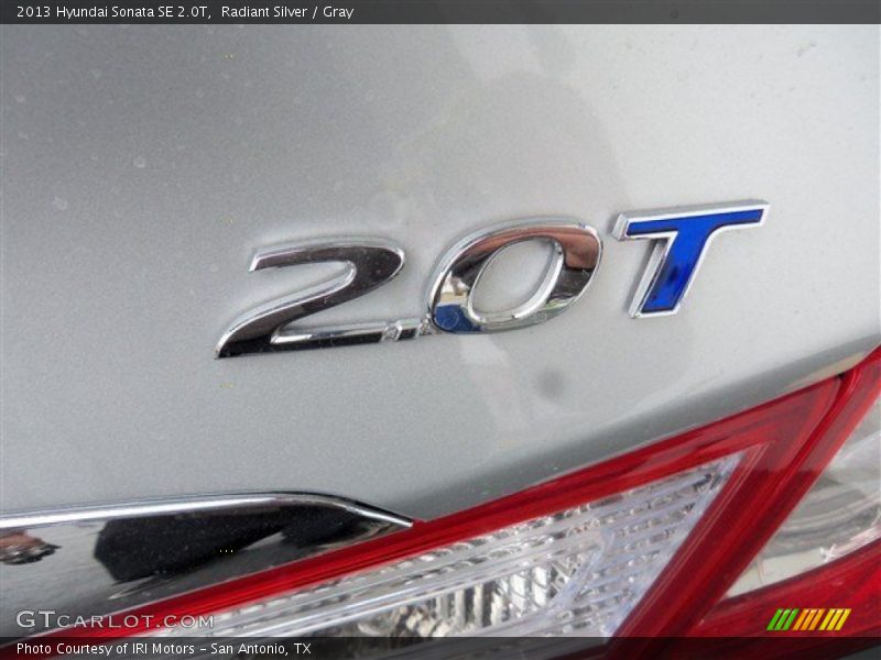 Radiant Silver / Gray 2013 Hyundai Sonata SE 2.0T