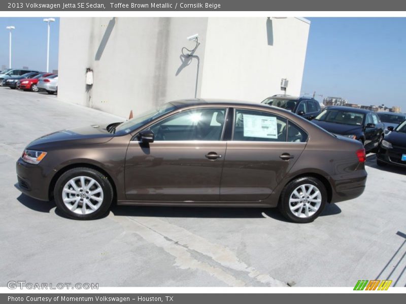 Toffee Brown Metallic / Cornsilk Beige 2013 Volkswagen Jetta SE Sedan