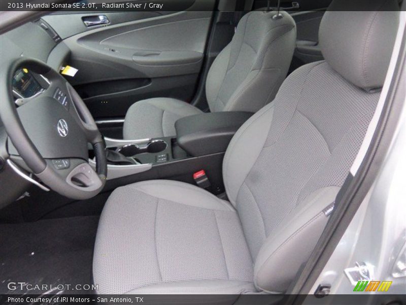 Radiant Silver / Gray 2013 Hyundai Sonata SE 2.0T