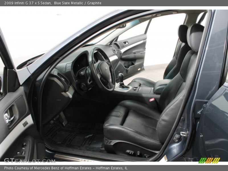 Blue Slate Metallic / Graphite 2009 Infiniti G 37 x S Sedan