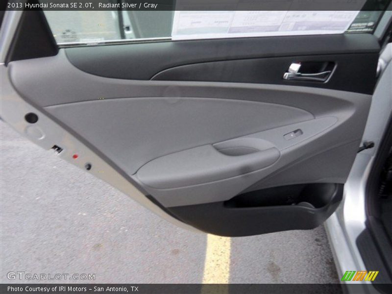 Radiant Silver / Gray 2013 Hyundai Sonata SE 2.0T