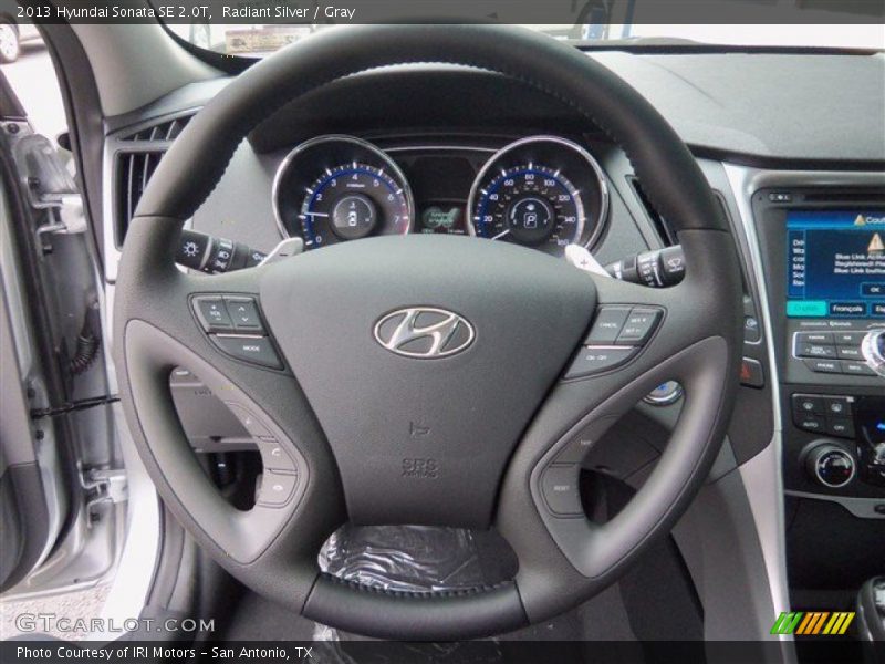 Radiant Silver / Gray 2013 Hyundai Sonata SE 2.0T