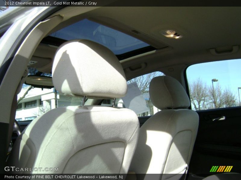 Gold Mist Metallic / Gray 2012 Chevrolet Impala LT