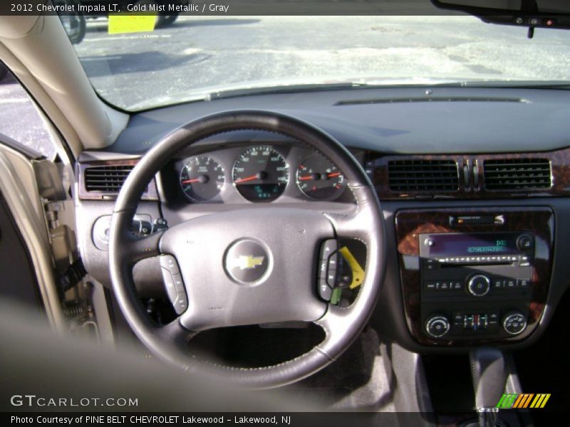 Gold Mist Metallic / Gray 2012 Chevrolet Impala LT