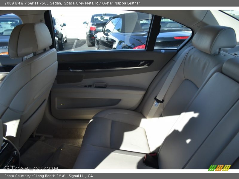 Space Grey Metallic / Oyster Nappa Leather 2009 BMW 7 Series 750Li Sedan