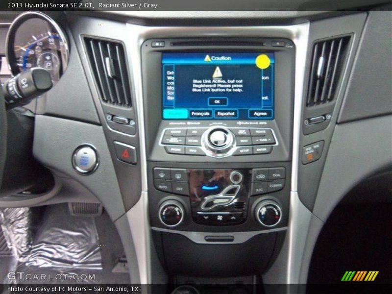 Radiant Silver / Gray 2013 Hyundai Sonata SE 2.0T