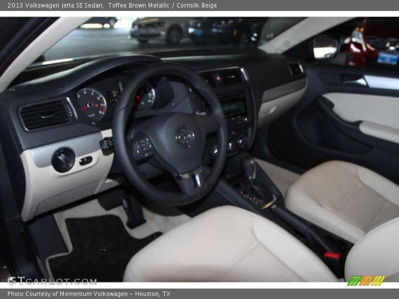 Toffee Brown Metallic / Cornsilk Beige 2013 Volkswagen Jetta SE Sedan