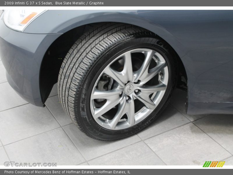 Blue Slate Metallic / Graphite 2009 Infiniti G 37 x S Sedan