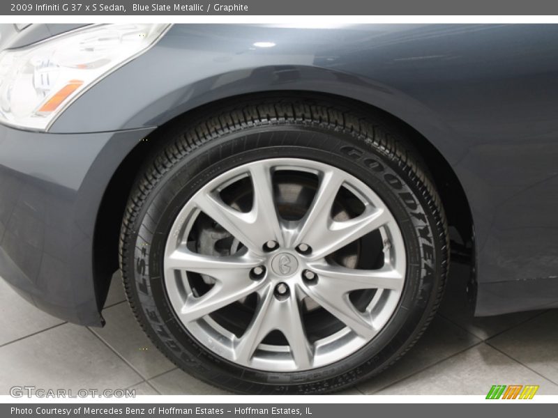 Blue Slate Metallic / Graphite 2009 Infiniti G 37 x S Sedan
