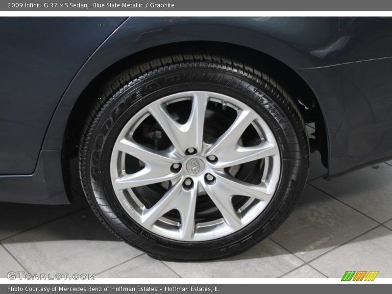Blue Slate Metallic / Graphite 2009 Infiniti G 37 x S Sedan