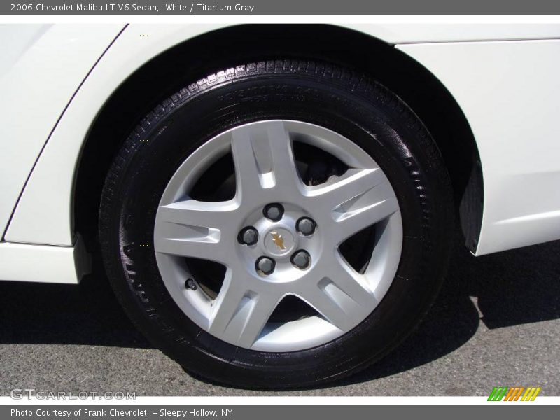 White / Titanium Gray 2006 Chevrolet Malibu LT V6 Sedan