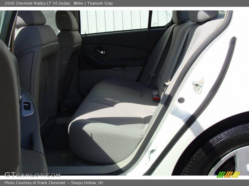 White / Titanium Gray 2006 Chevrolet Malibu LT V6 Sedan
