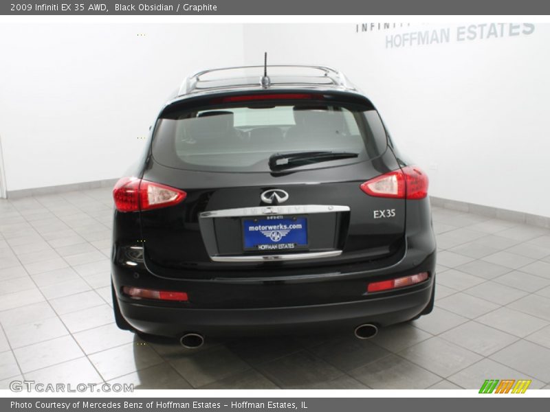 Black Obsidian / Graphite 2009 Infiniti EX 35 AWD