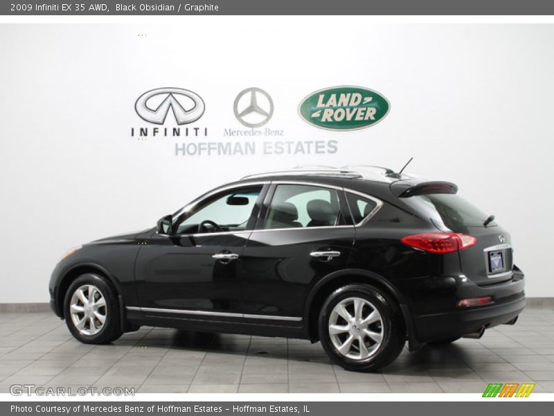 Black Obsidian / Graphite 2009 Infiniti EX 35 AWD