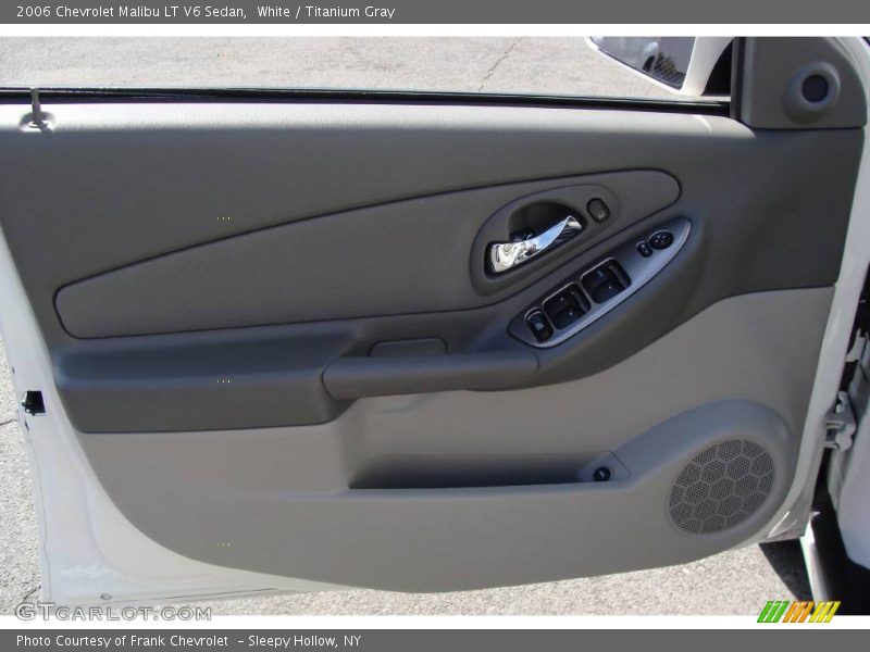 White / Titanium Gray 2006 Chevrolet Malibu LT V6 Sedan
