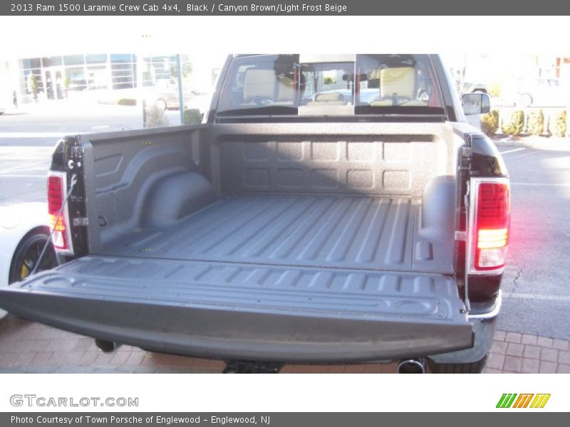 Black / Canyon Brown/Light Frost Beige 2013 Ram 1500 Laramie Crew Cab 4x4