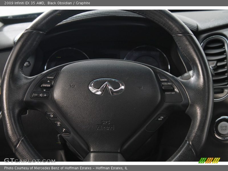 Black Obsidian / Graphite 2009 Infiniti EX 35 AWD