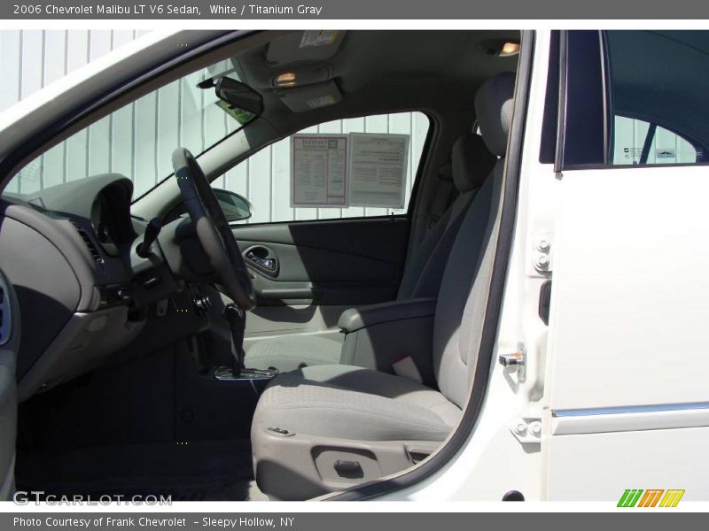 White / Titanium Gray 2006 Chevrolet Malibu LT V6 Sedan