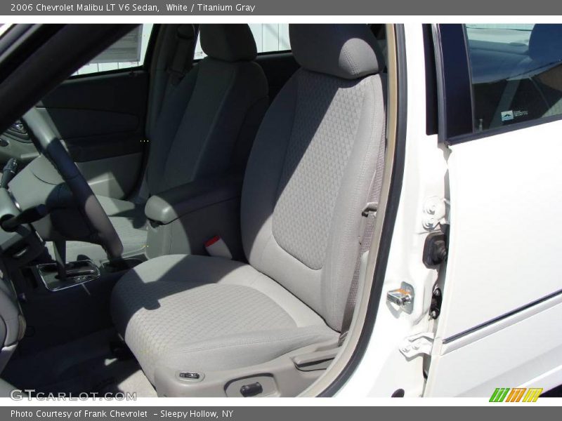 White / Titanium Gray 2006 Chevrolet Malibu LT V6 Sedan