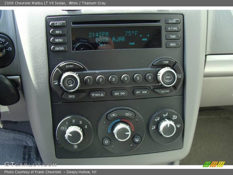 White / Titanium Gray 2006 Chevrolet Malibu LT V6 Sedan