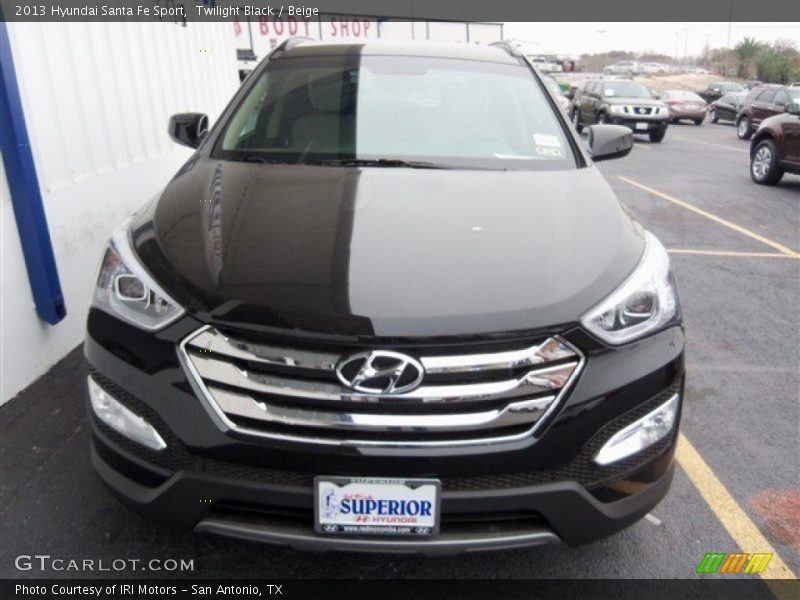 Twilight Black / Beige 2013 Hyundai Santa Fe Sport