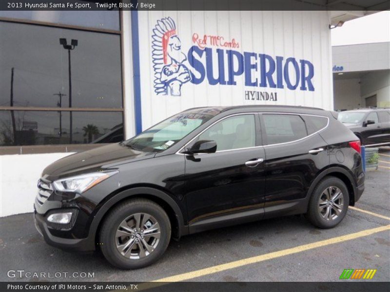 Twilight Black / Beige 2013 Hyundai Santa Fe Sport