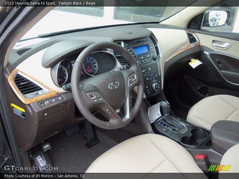 Twilight Black / Beige 2013 Hyundai Santa Fe Sport