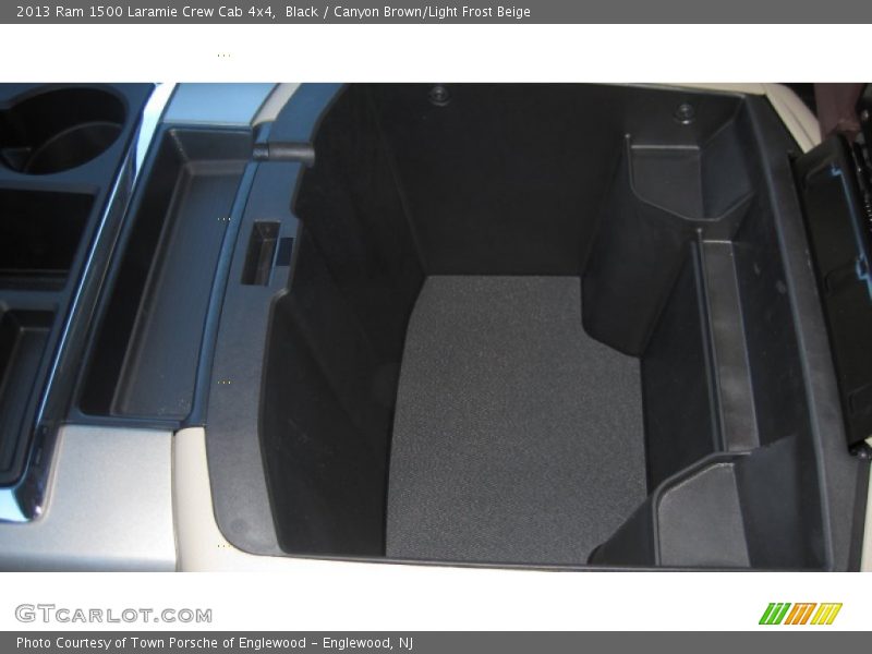 Black / Canyon Brown/Light Frost Beige 2013 Ram 1500 Laramie Crew Cab 4x4
