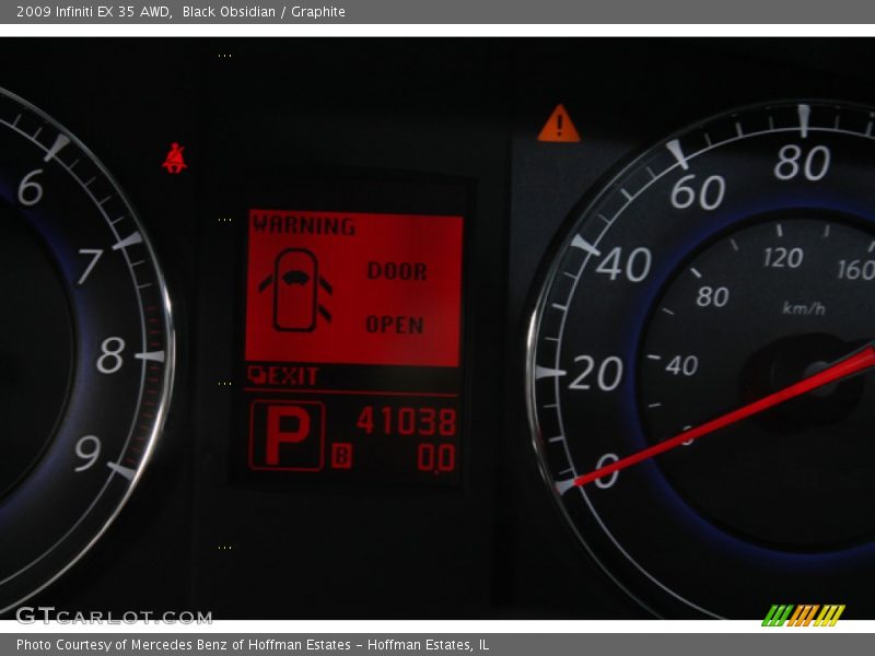Black Obsidian / Graphite 2009 Infiniti EX 35 AWD