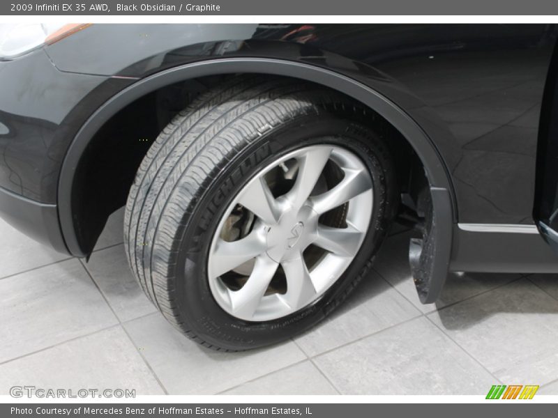 Black Obsidian / Graphite 2009 Infiniti EX 35 AWD