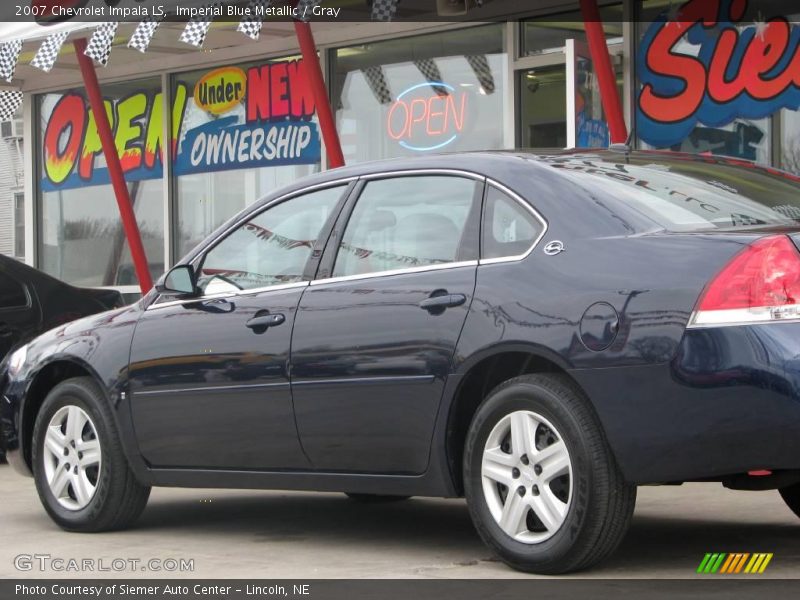 Imperial Blue Metallic / Gray 2007 Chevrolet Impala LS