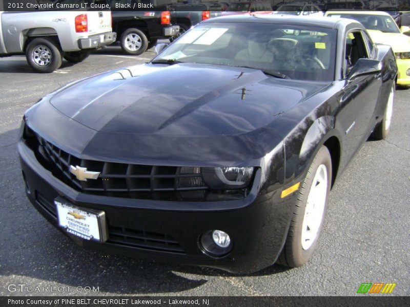 Black / Black 2012 Chevrolet Camaro LT Coupe