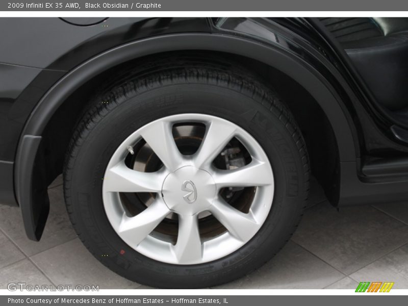 Black Obsidian / Graphite 2009 Infiniti EX 35 AWD
