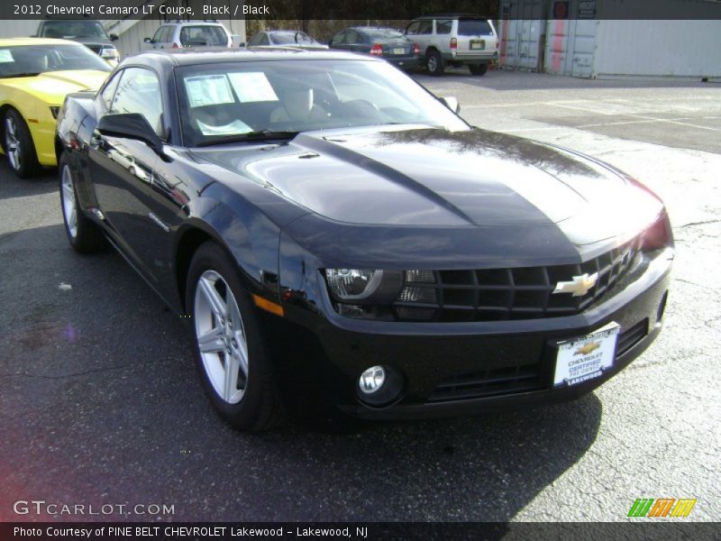 Black / Black 2012 Chevrolet Camaro LT Coupe