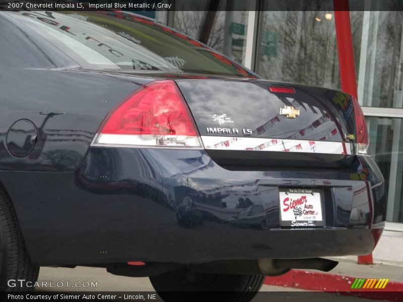 Imperial Blue Metallic / Gray 2007 Chevrolet Impala LS